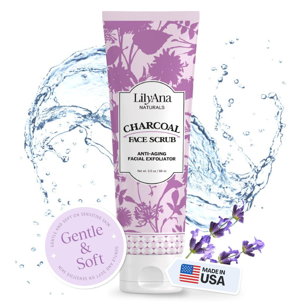 LilyAna Naturals Charcoal Face Scrub