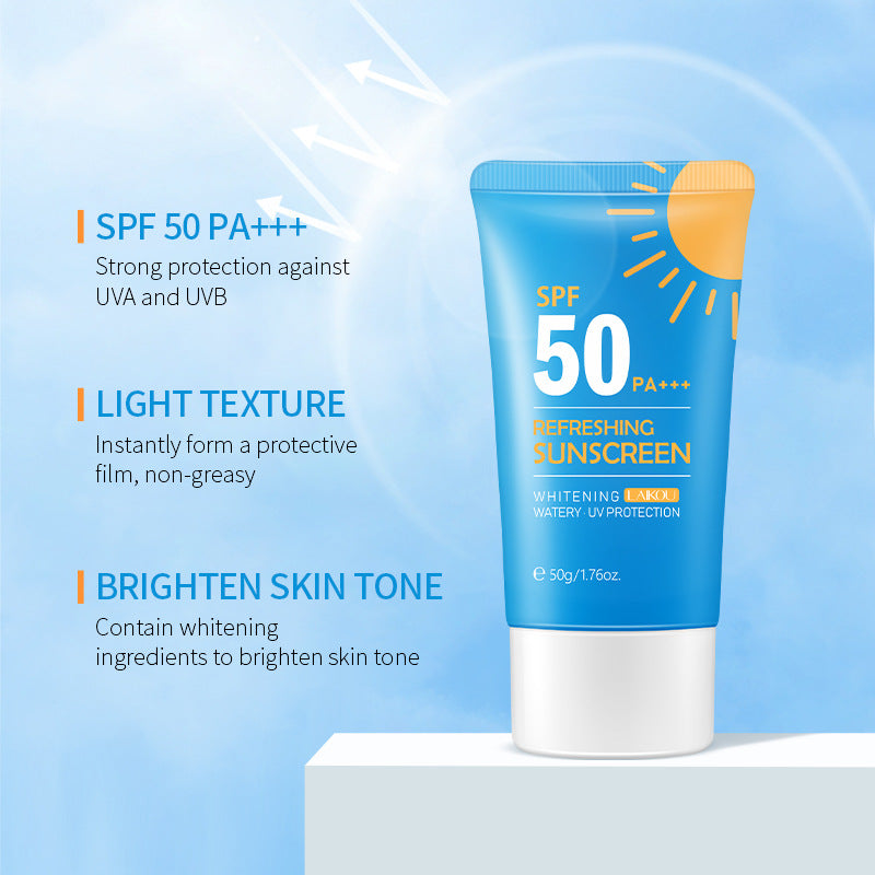Moisturizing Whitening Sunscreen for Facial Skin Care