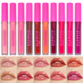 GLAMEER Lipstick 10 Colors Liquid Matte Lipstick SetWaterproof Long Lasting Matte Lipstick Professional Bright-Colored Lipstick(Red B)
