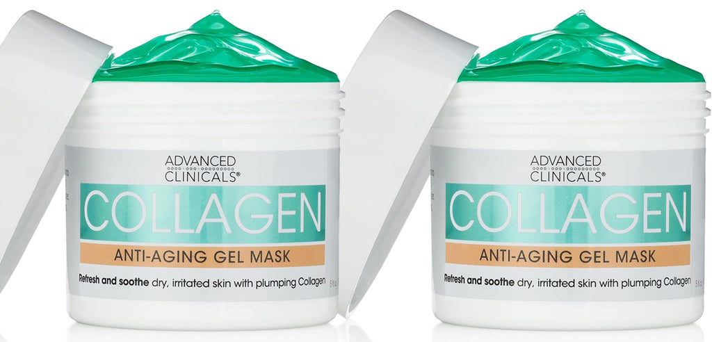 Advanced Clinicals Collagen Gel Facial Mask