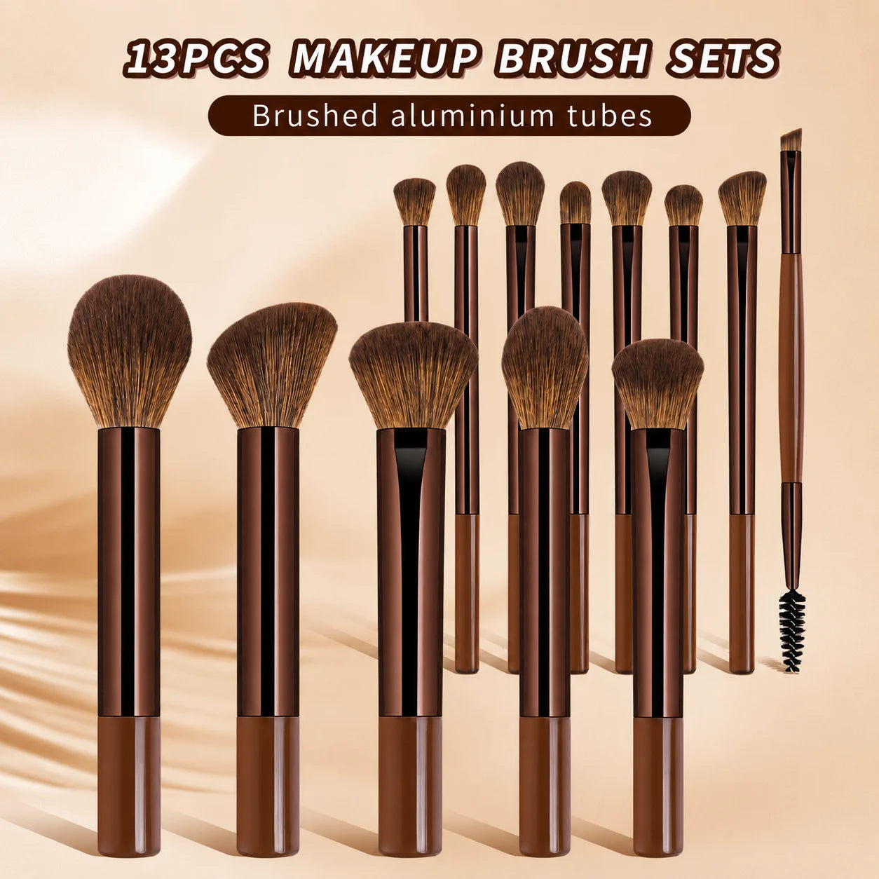 13/14/15/18/23Pcs Makeup Brush Set, Soft Foundation, Blush, Powder, Eyeshadow & Mascara Brushes, Professional Cosmetic Tools for