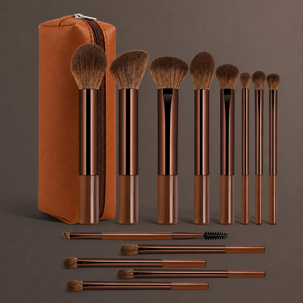 13/14/15/18/23Pcs Makeup Brush Set, Soft Foundation, Blush, Powder, Eyeshadow & Mascara Brushes, Professional Cosmetic Tools for