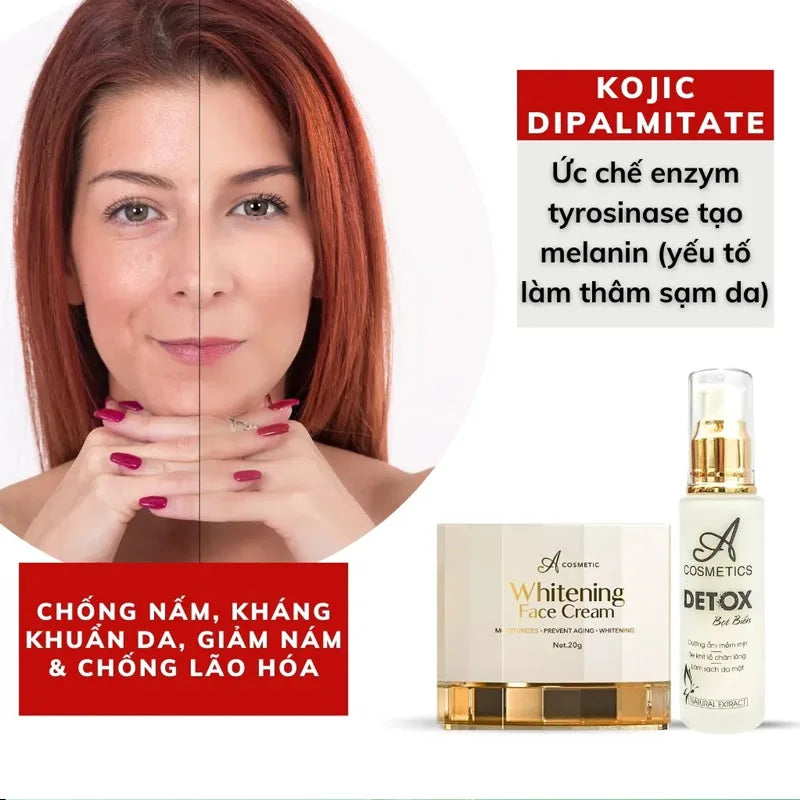 A Cosmetics Whitening Face Serum - Acne Reduction & Brightening for Clear Spot-Free & Glowing Skin