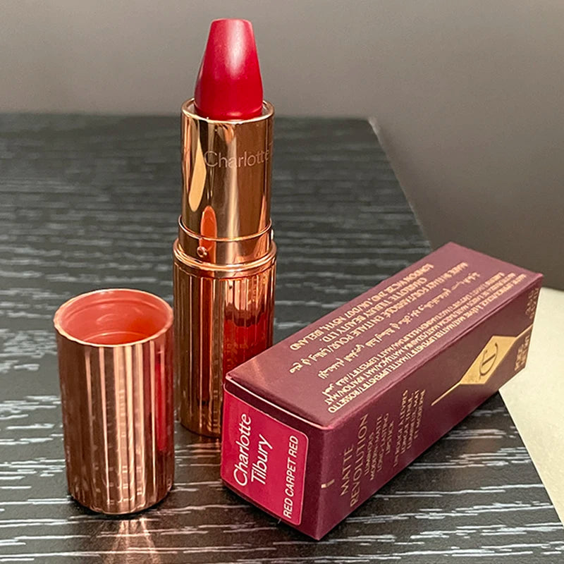 Luxury CT Multicolored Lip Gloss Lipstick Matte Solid Smooth Velvet Long-lasting Waterproof Non-stick Cup Non-fade Women Makeup