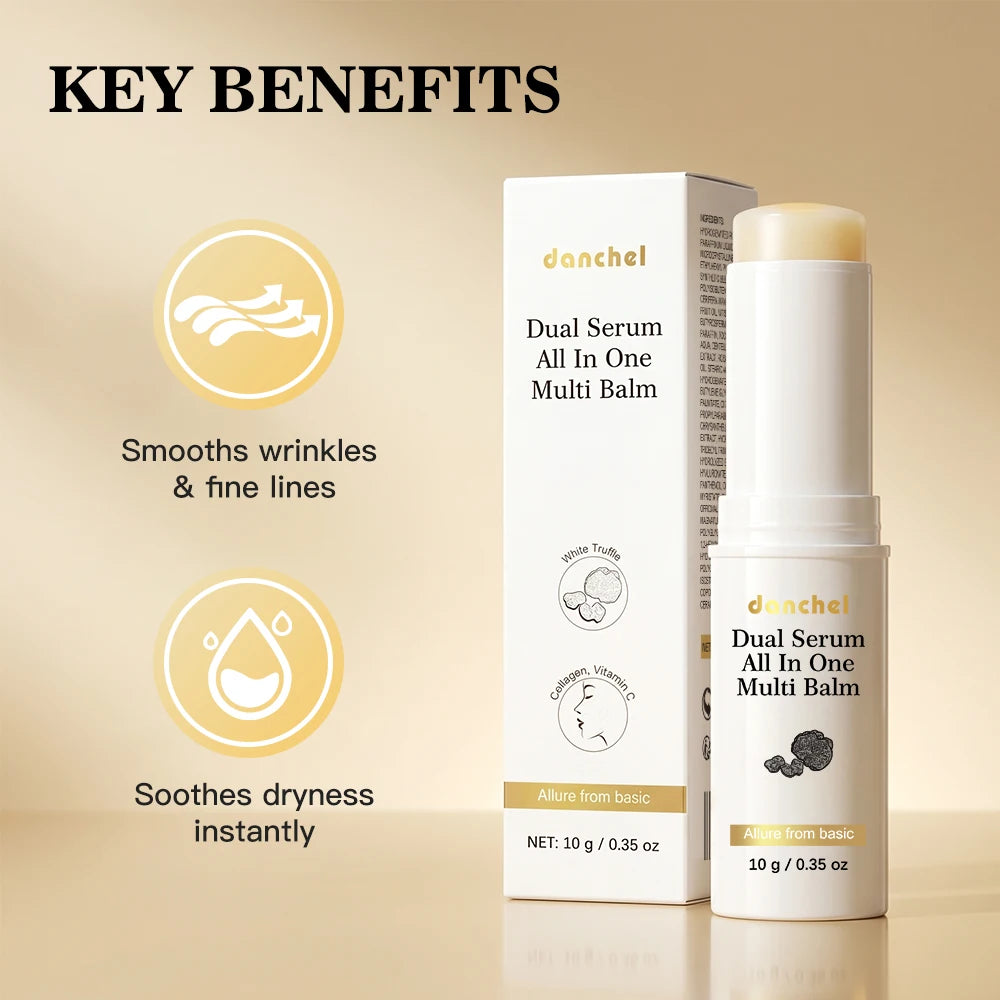 Multi-functional Moisturizing Cream Absorbs Instantly Deep Hydration Reduce Fine Lines Brighten Lifting Firming Dual Serum Cream