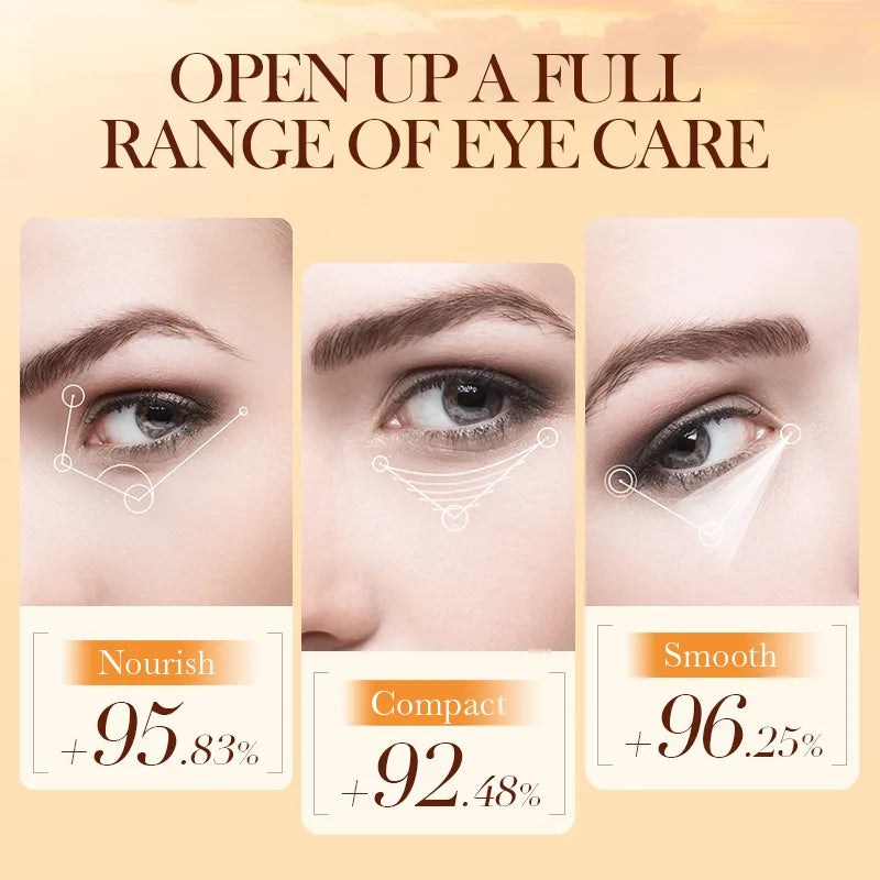Sadoer Evening Primrose Vitamin E Firming Capsule Eye Cream, Eye Serum, Contains Evening Primrose Extract, Tocopherol, Camellia