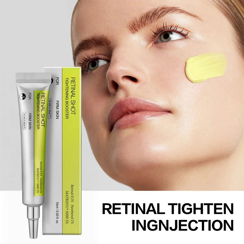 Retinol Firm Moisturizing Eye Cream Korean Vitamin A Facial Skincare Serum Smooth Skin Face Serum Gentle Moisturizing Eye Cream