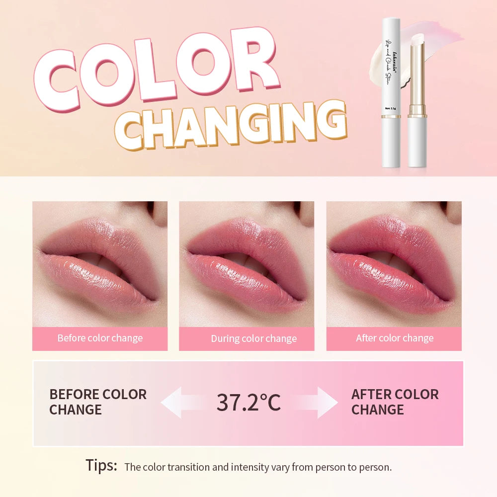 Lipstick Ph Color-Changing Lip and Cheek Dual-Use Lipstick, Moisturizing and Hydrating