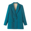 MUJER 2025 Women's Blazers New Office Casual Blazer Woman Straight Outerwears Fashion Women's Tailoring Blazers for Women Coats
