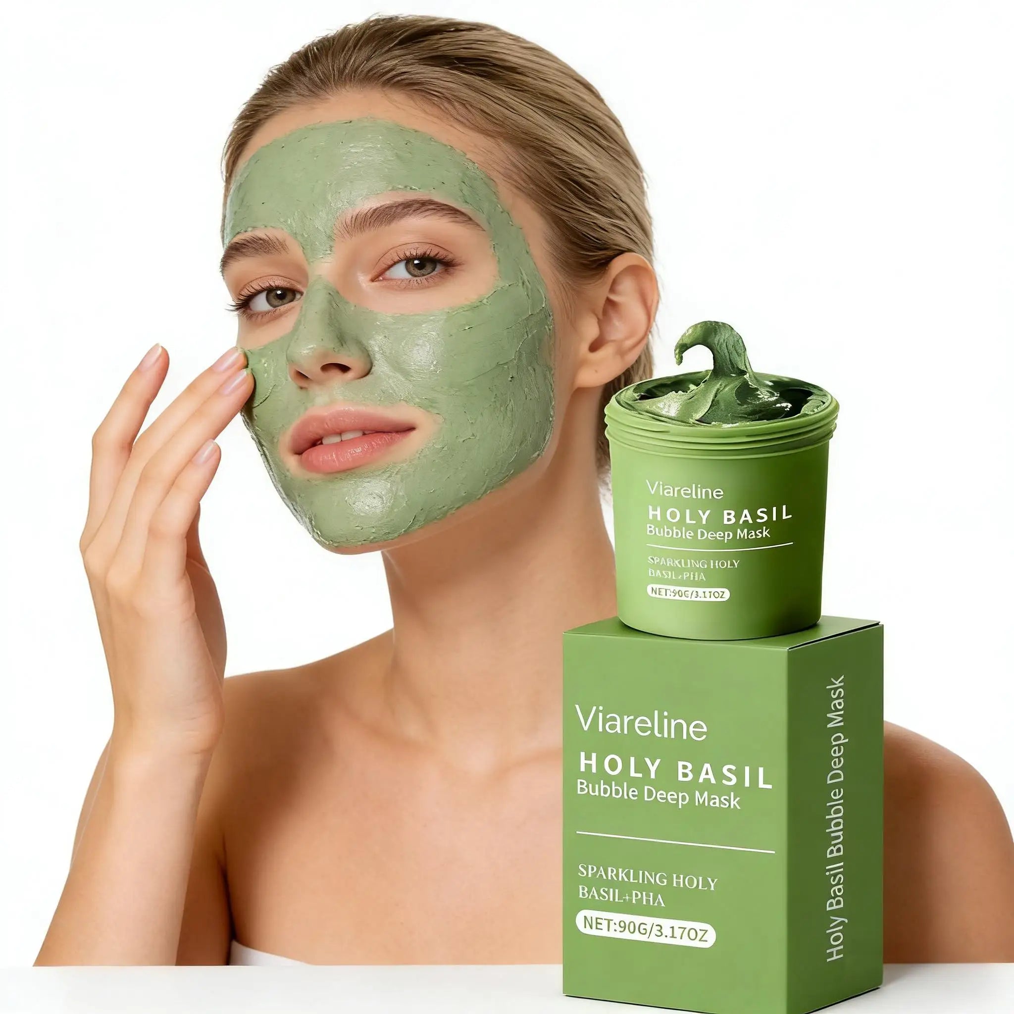 Face Cleansing Bubble Mask Deeply Shrinking Pore Cleans Blackhead Oil Control Anti-Acne Improve Rough Skin Brighten Nourish Mask