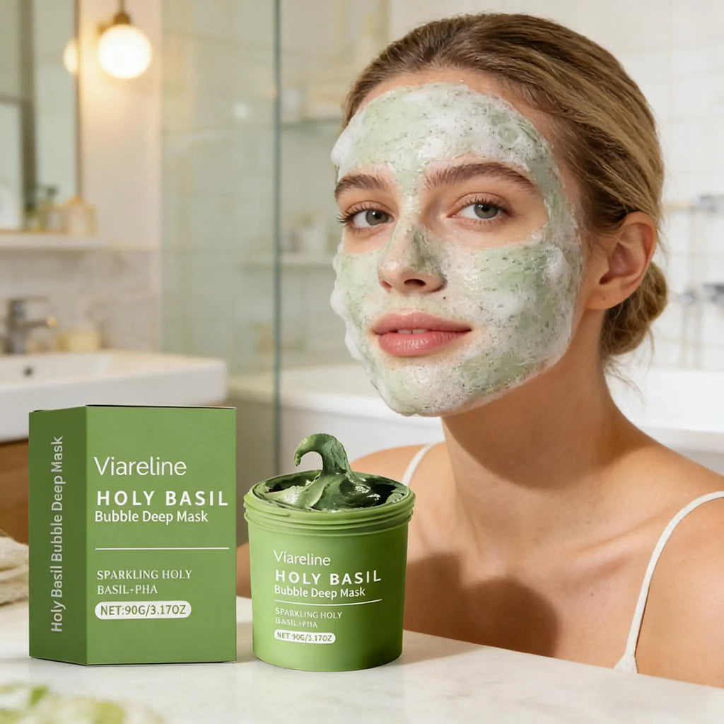 Face Cleansing Bubble Mask Deeply Shrinking Pore Cleans Blackhead Oil Control Anti-Acne Improve Rough Skin Brighten Nourish Mask