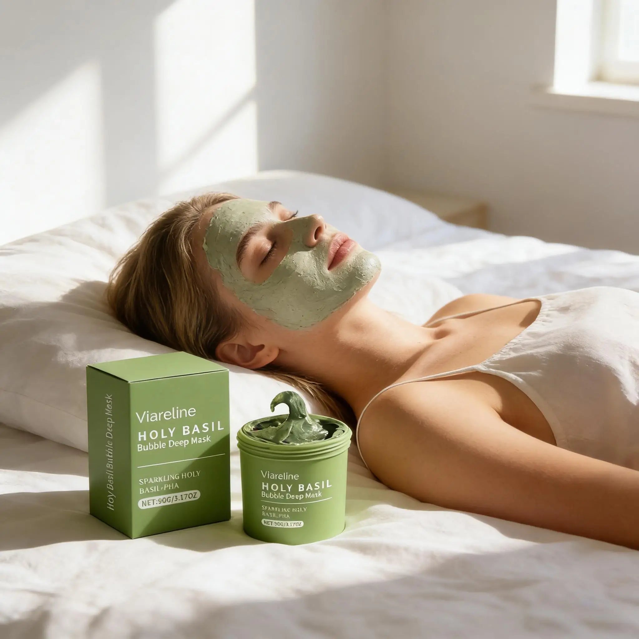 Face Cleansing Bubble Mask Deeply Shrinking Pore Cleans Blackhead Oil Control Anti-Acne Improve Rough Skin Brighten Nourish Mask
