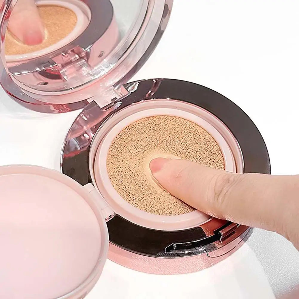 Cushion Foundation, Lightweight & Flawless Coverage Natural Cream Skin Finish, Waterproof & Non-Greasy For Women