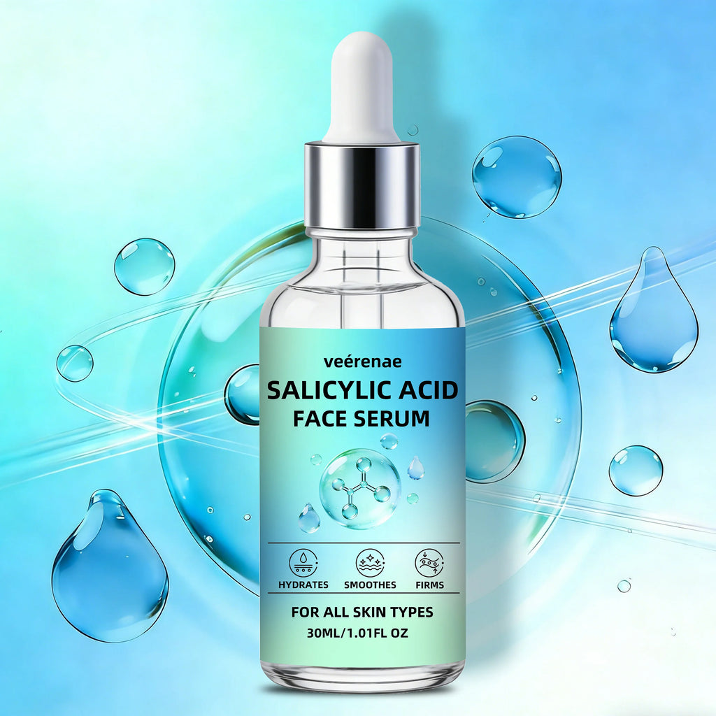 SALICYLIC ACID FACE SERUM - Boosts skin freshness, balances oil, non-irritating & hydrating. Gentle formula for all skin types