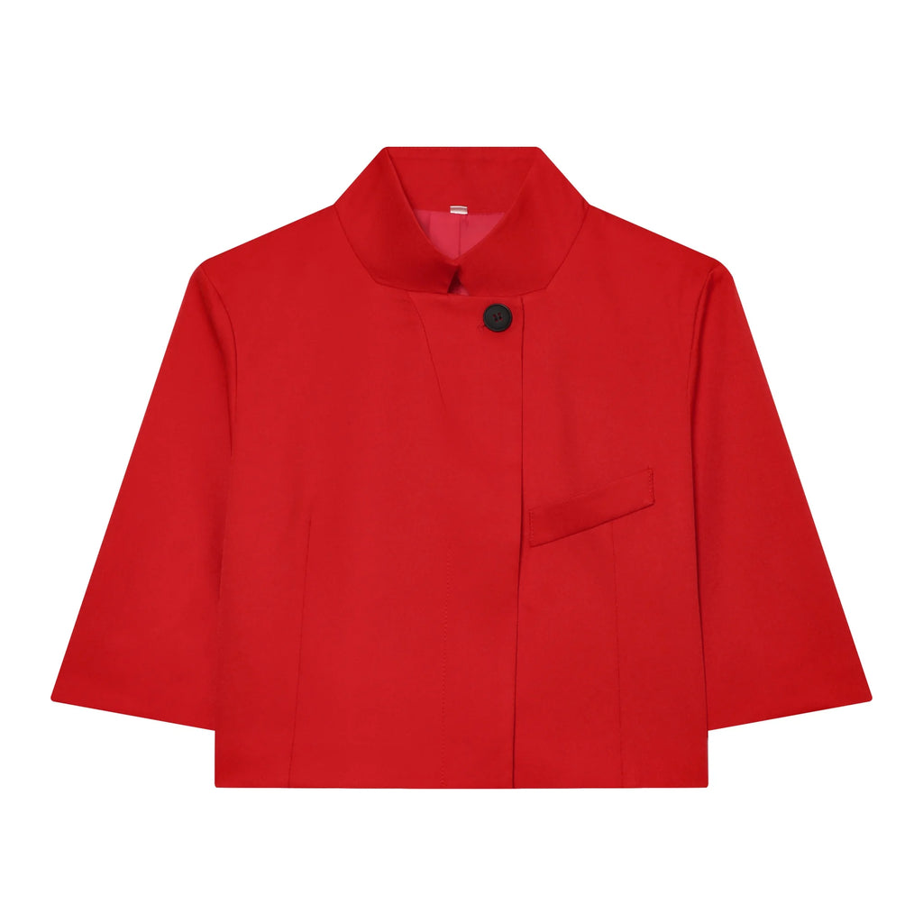 Women White Elegant Blazers Spring Summer Female Trendy Short Sleeve Blazer Tops Fashion Holiday Commute Ladies Short Blazers