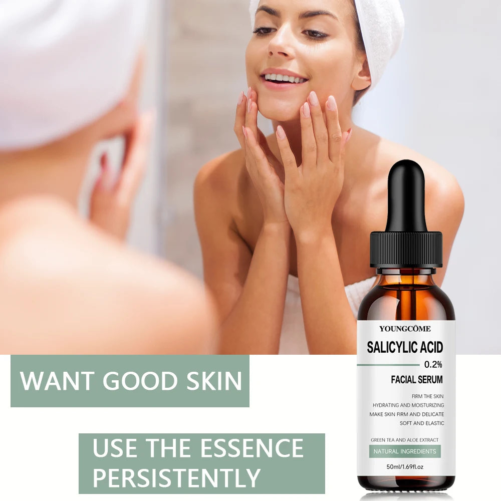 30 ml/50 ml Firming facial serum, rich in salicylic acid, hyaluronic acid,vitamins C suitable for all skin types, firming effect