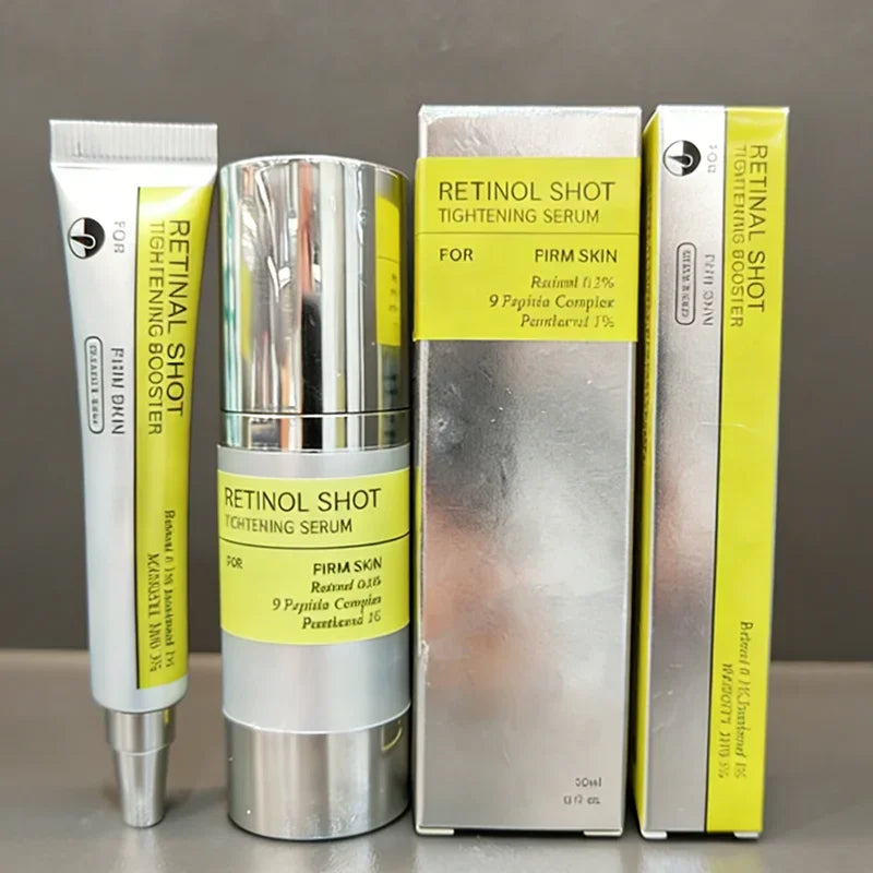 Retinol Firm Moisturizing Eye Cream Korean Vitamin A Facial Skincare Serum Smooth Skin Face Serum Gentle Moisturizing Eye Cream