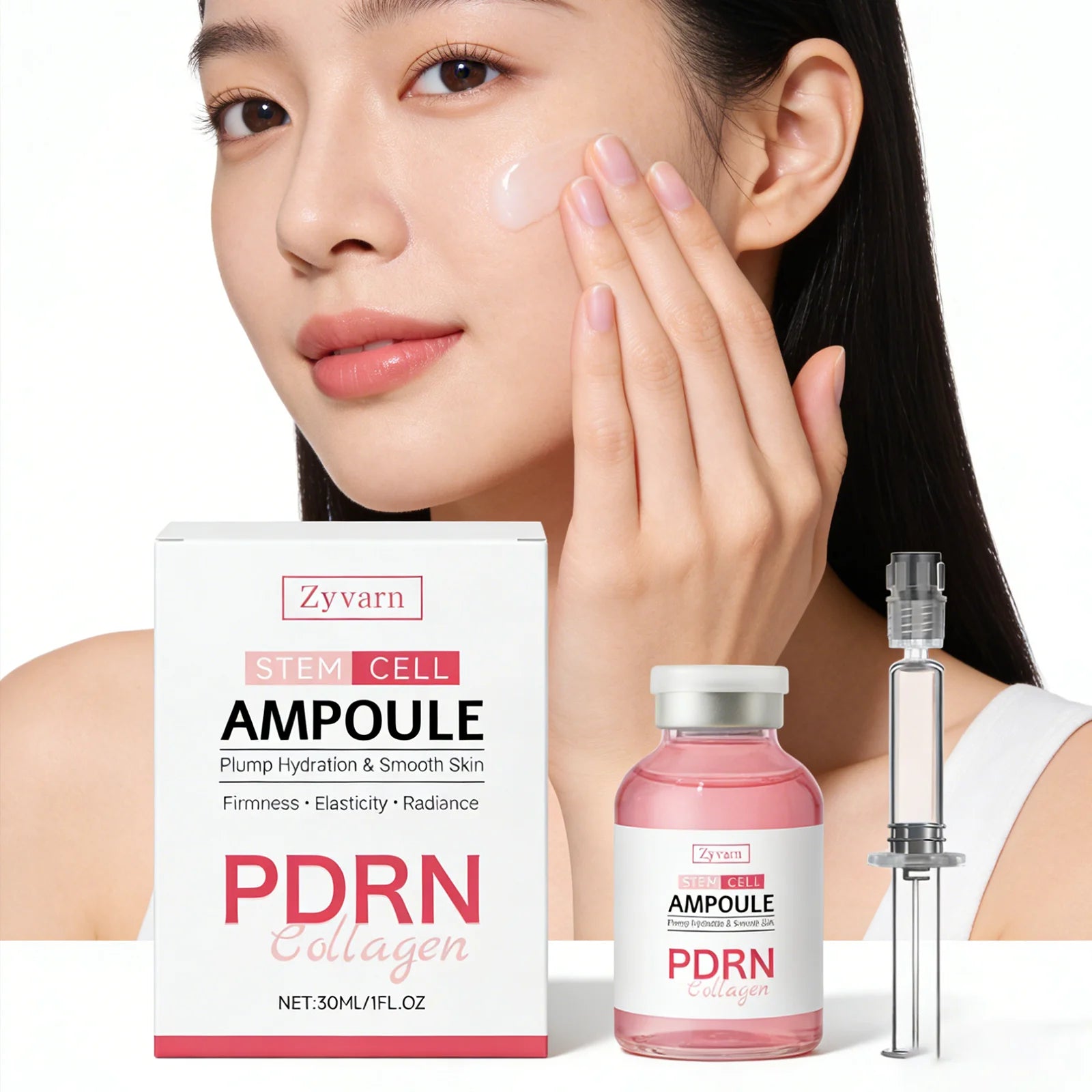 Ampoule for Barrier Protection and Stabilizing and Restoring with Facial Serum as Long Lasting Moisturization and Anti Dryness