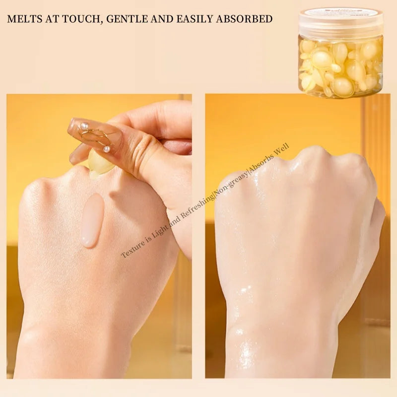 The Texture Is Light and Translucent, Delicate and Smooth, Moisturizes the Skin, Makes It Delicate and Hydrated, Firm and Hydrated, Reduces Fine Lines, Gives Skin Elasticity, and Presents a Youthful and Beautiful Complexion.