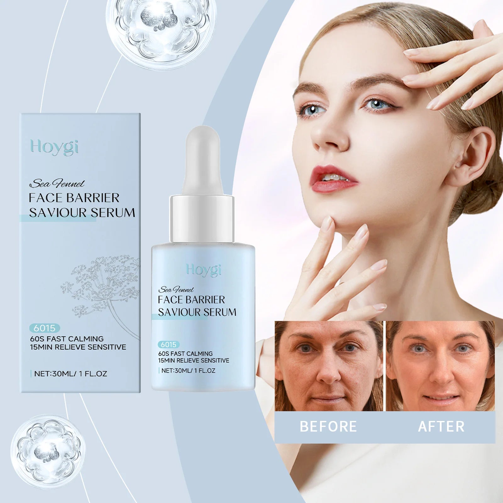 Facial Redness Repair Serum Improve Sensitive Skin Dryness Moisturizer Hydrating Sooth Lotion Removal Rosacea Korean Cosmetics