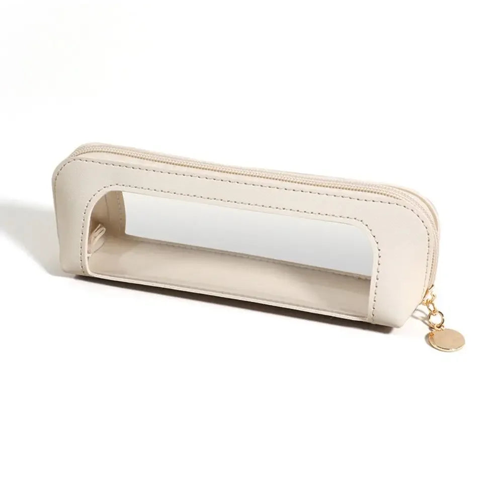 Cosmetic Bag Makeup Brush Storage Bag Portable Travel Wash Toiletries Organizer PU Portable Small Beauty Case Wash Bag Pouch