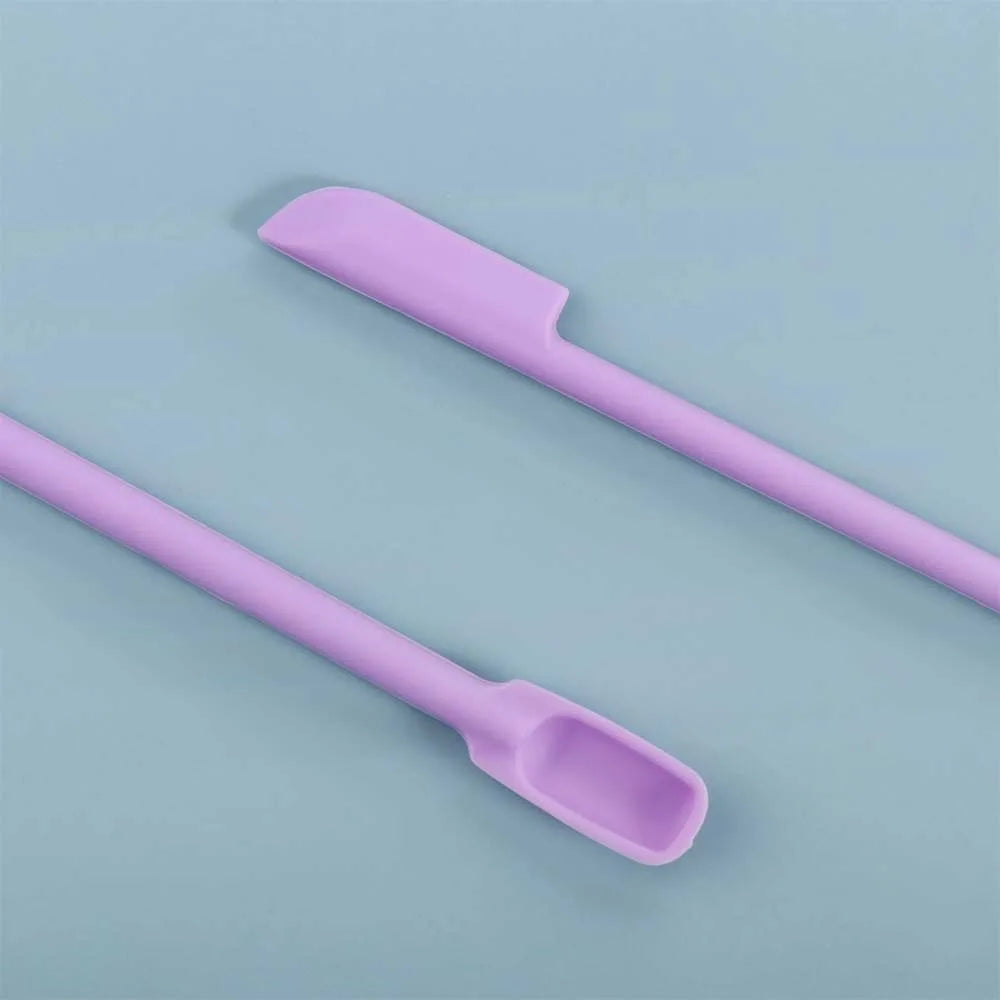 Face Mask Brush Cosmetic Last Drop Scoop Beauty Tools Silicone Spatula Deep Bottle Scraper Cosmetics Spoon Makeup Brushes