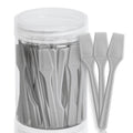 100 Pieces Cosmetic Spatulas Scoop Face Cream Mask Mud Mixing Plastic Spoon Beauty DIY Tools Eyes Facial Makeup Applicator