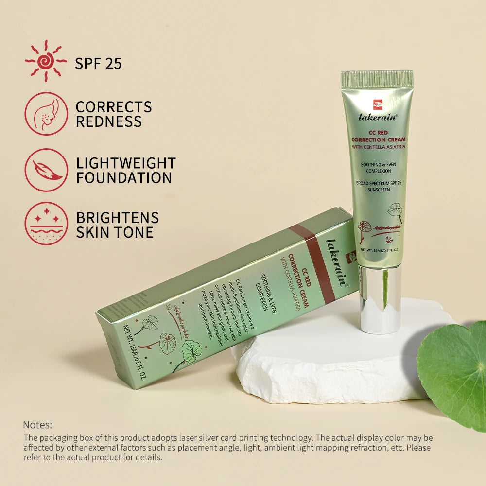 ErborianCC Cream  Skin Hydration Correct Redness Light Makeup Centella Remove Acne Marks Improve Skin Dullness Tinted Coverage