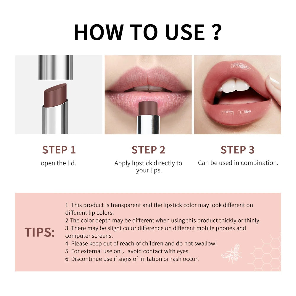 Honey Lip Balm Natural Moisturizing Plumper Colorless Long Lasting Nourishing Lipstick Healthy Lip Care Makeup Cosmetics