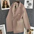 Office Blazers For Women 2023 Casual Fashion Long Sleeve New White Black Single Button Jackets Coats Blazer