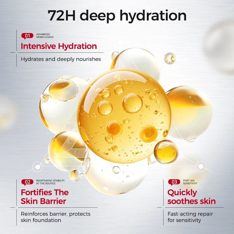 Hydrating Soothing Essence Cream – Collagen, Ceramides, Hyaluronic Acid & Plant Extracts for Moisture, Barrier Repair & Redness