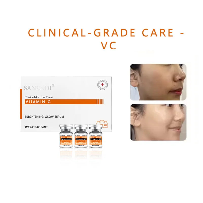Hyaluronic Serum for Face10 pcs Lot for Moisturizing Hyaluron Acid Vitamain C Six Peptide EGF VC Facial SNAIL EXTRACT Skin Care