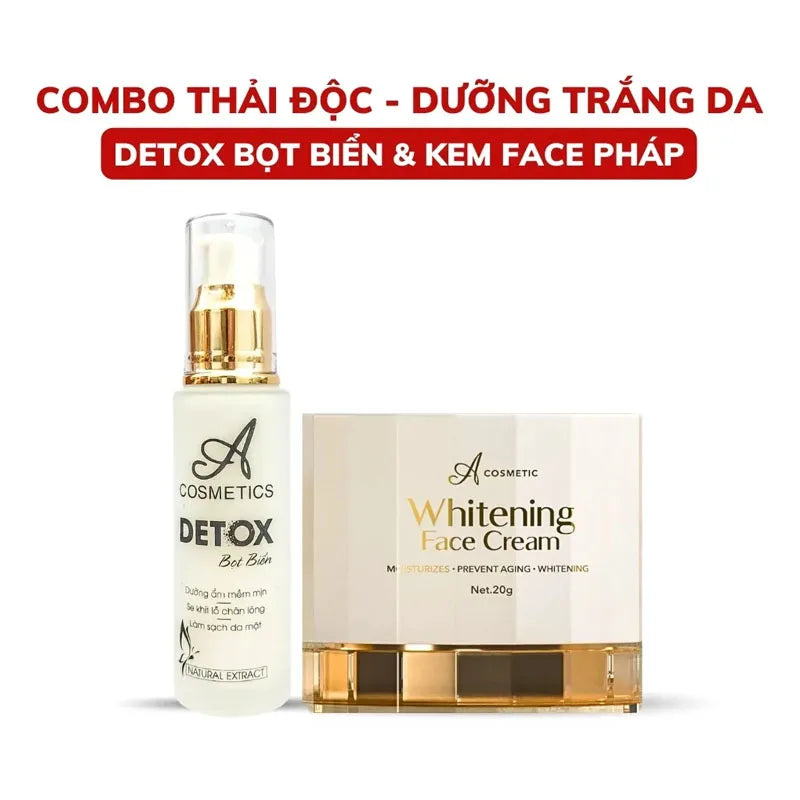 A Cosmetics Whitening Face Serum - Acne Reduction & Brightening for Clear Spot-Free & Glowing Skin