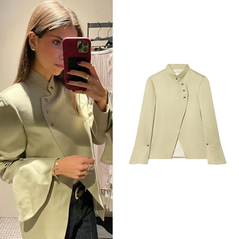 Women's New Blazers Autumn 2026 Fashion Elegant Office Women's Suit Jackets Chic Youth Holiday Party Jackets Street Autumn Coats