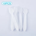 10 Pcs Mini Cosmetic Spatulas Scoop Face Cream Makeup Mask Mixed Spoon Beauty DIY Tools Eye Facial Makeup Applicator Sticks