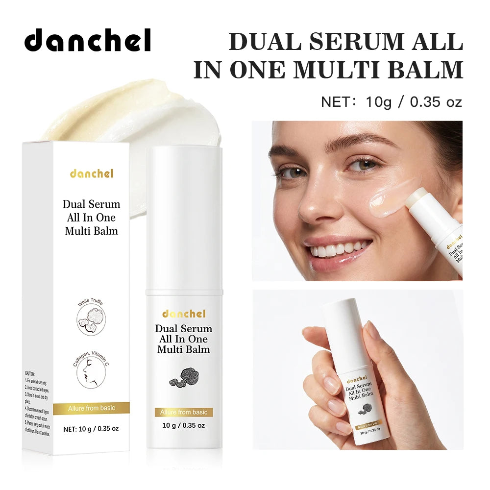 Multi-functional Moisturizing Cream Absorbs Instantly Deep Hydration Reduce Fine Lines Brighten Lifting Firming Dual Serum Cream