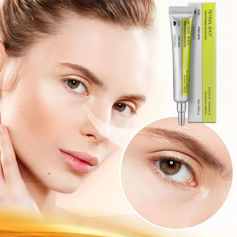 Retinol Firm Moisturizing Eye Cream Korean Vitamin A Facial Skincare Serum Smooth Skin Face Serum Gentle Moisturizing Eye Cream