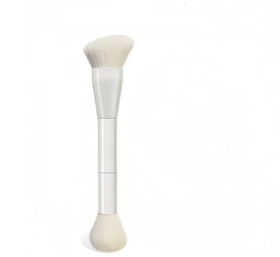 Professional Dual-Ended Makeup Brush Double-Ended Foundation Powder Blush Concealer Contour Blush Brush Cosmetic Tool