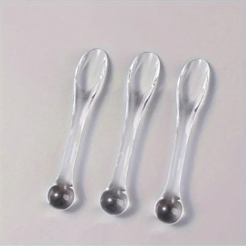 Cosmetic Spatulas Scoop Face Cream Mask Mud Mixing Spoon DIY Beauty Tools Absorb Roller Facial Makeup Applicator