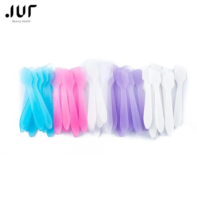 10 Pcs Mini Cosmetic Spatulas Scoop Face Cream Makeup Mask Mixed Spoon Beauty DIY Tools Eye Facial Makeup Applicator Sticks