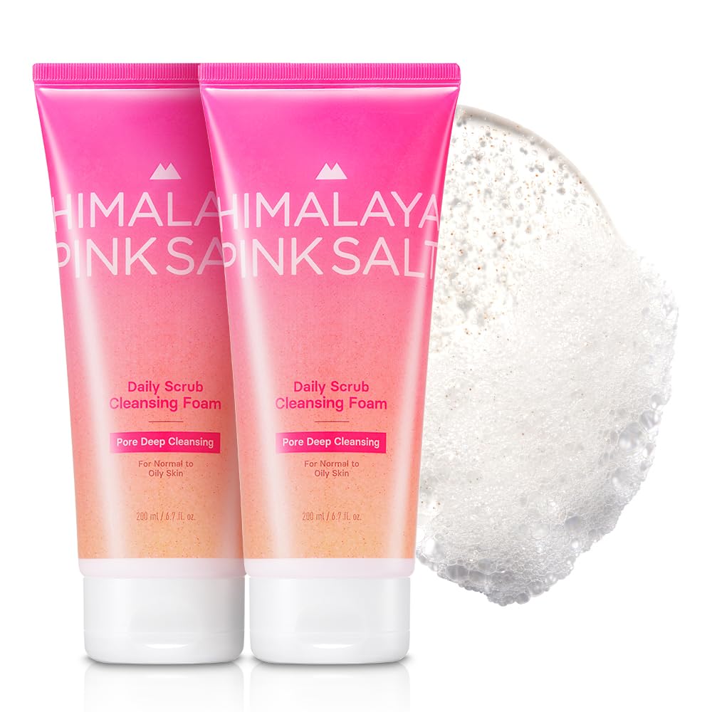 HIMALAYA PINKSALT Daily Scrub Cleansing Foam Pore