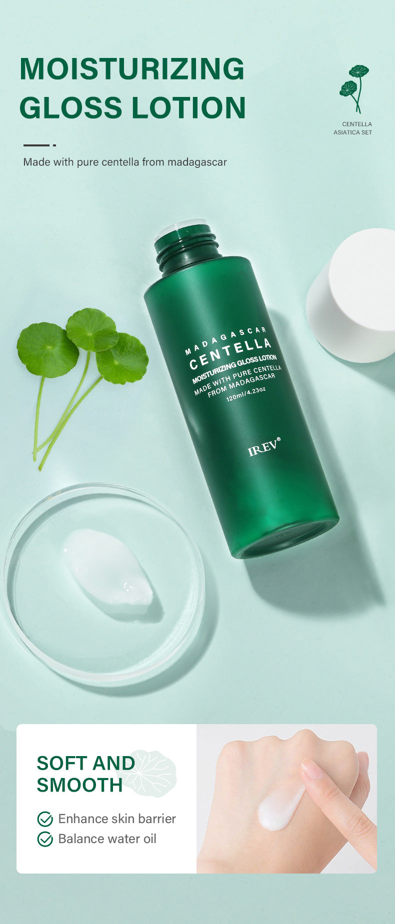 Private Label Skin Repair Centella Skin Care Kit