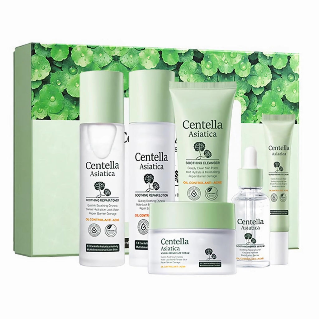 6 Piece Face Skin Care Routine Kit